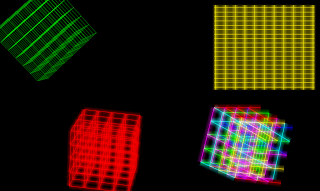 Screenshot of laser-line grids