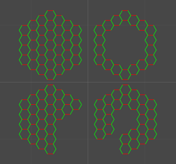 Screenshot of circular hex arrangement