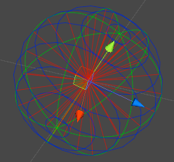 Rotating spheric grid animation