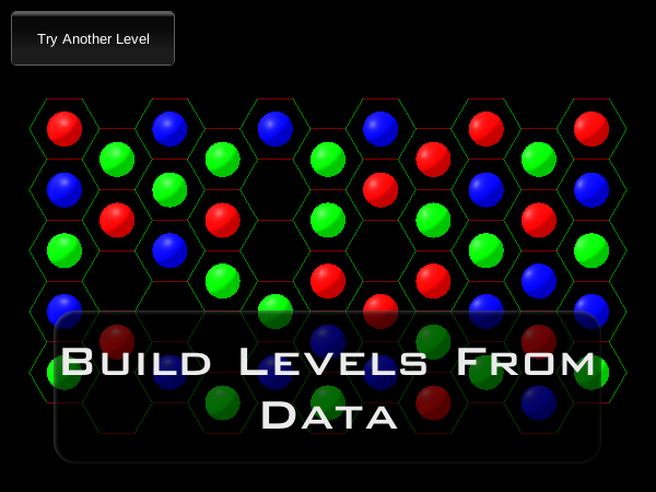 Example included: build levels from data